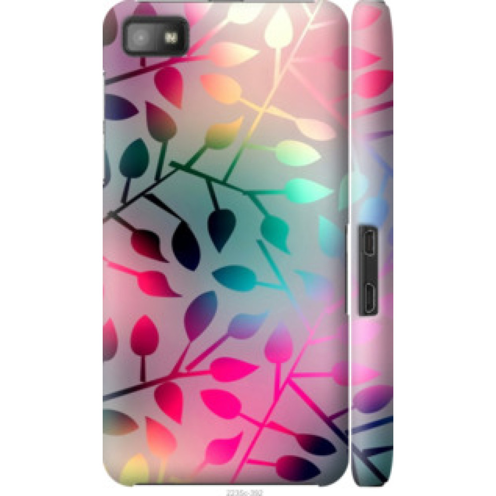 Чехол на Blackberry Z10 Листья (2235c-392)