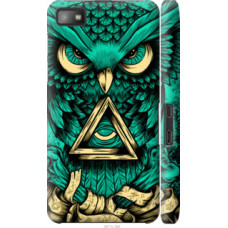 Чехол на Blackberry Z10 Сова Арт-тату (3971c-392)