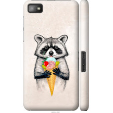 Чехол на Blackberry Z10 Енотик с мороженым (4602c-392)