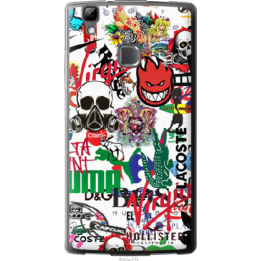 Чохол на Doogee X5 max Many different logos (4022u-775)