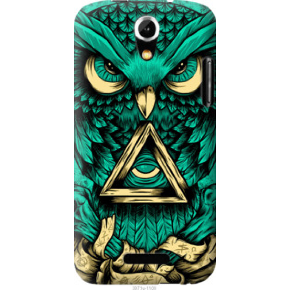 Чехол на Doogee Y100X Сова Арт-тату (3971u-1109)