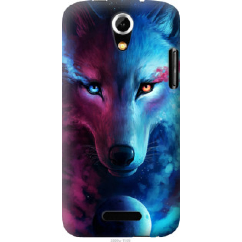 Чохол на Doogee Y100X Арт-волк (3999u-1109)