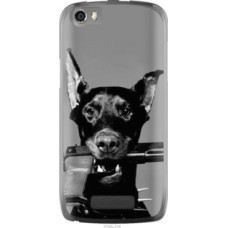 Чехол на Fly IQ4405 Доберман (2745u-218)