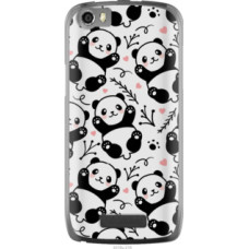 Чехол на Fly IQ4405 Панды (4318u-218)