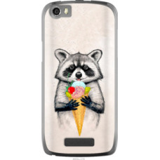 Чехол на Fly IQ4405 Енотик с мороженым (4602u-218)