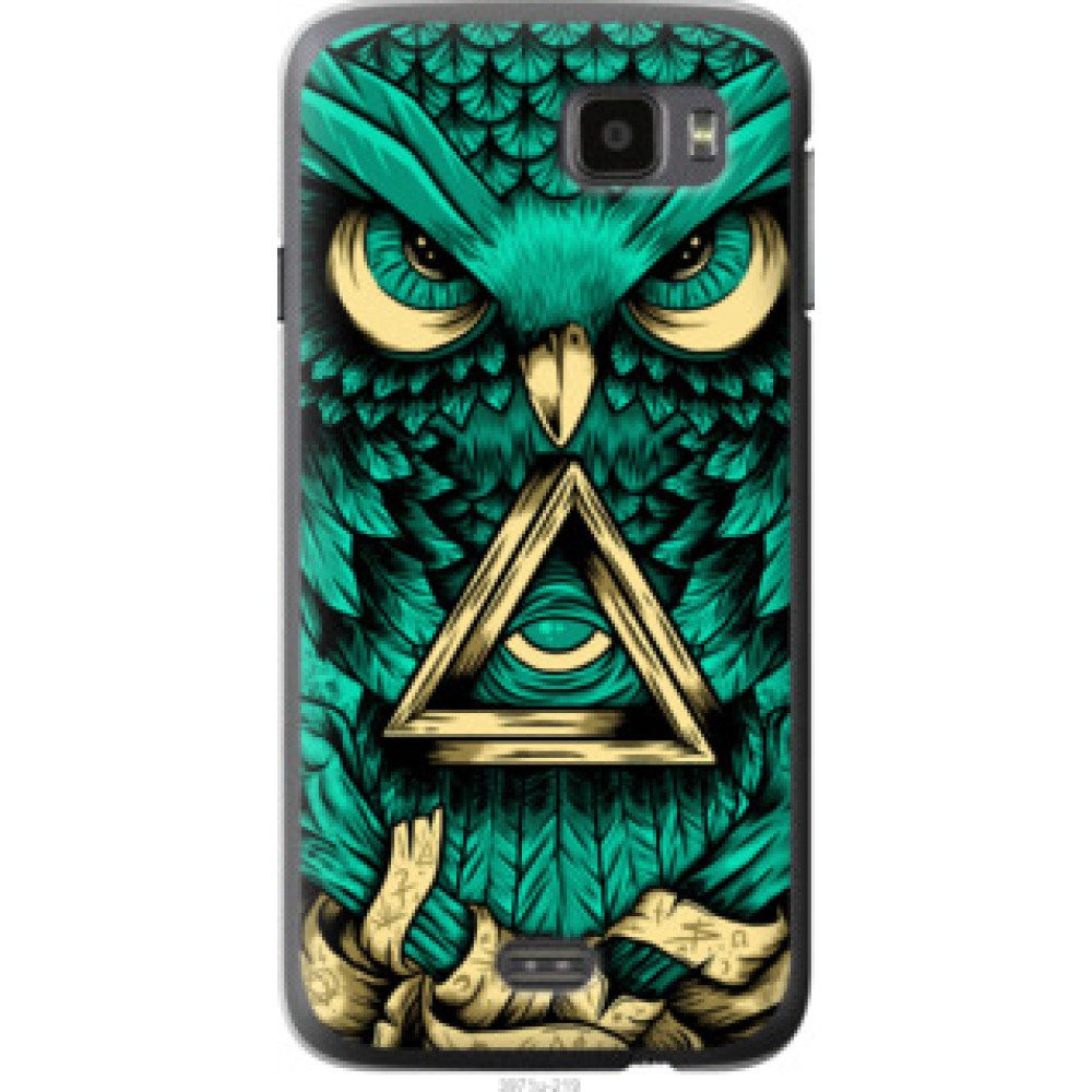 Чехол на Fly IQ4411 Сова Арт-тату (3971u-219)