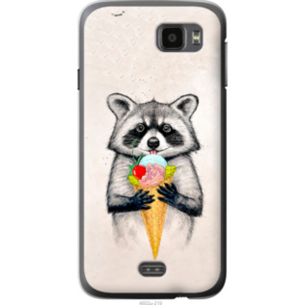 Чехол на Fly IQ4411 Енотик с мороженым (4602u-219)