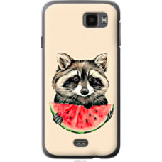 Чехол на Fly IQ4411 Енотик с арбузом (4605u-219)