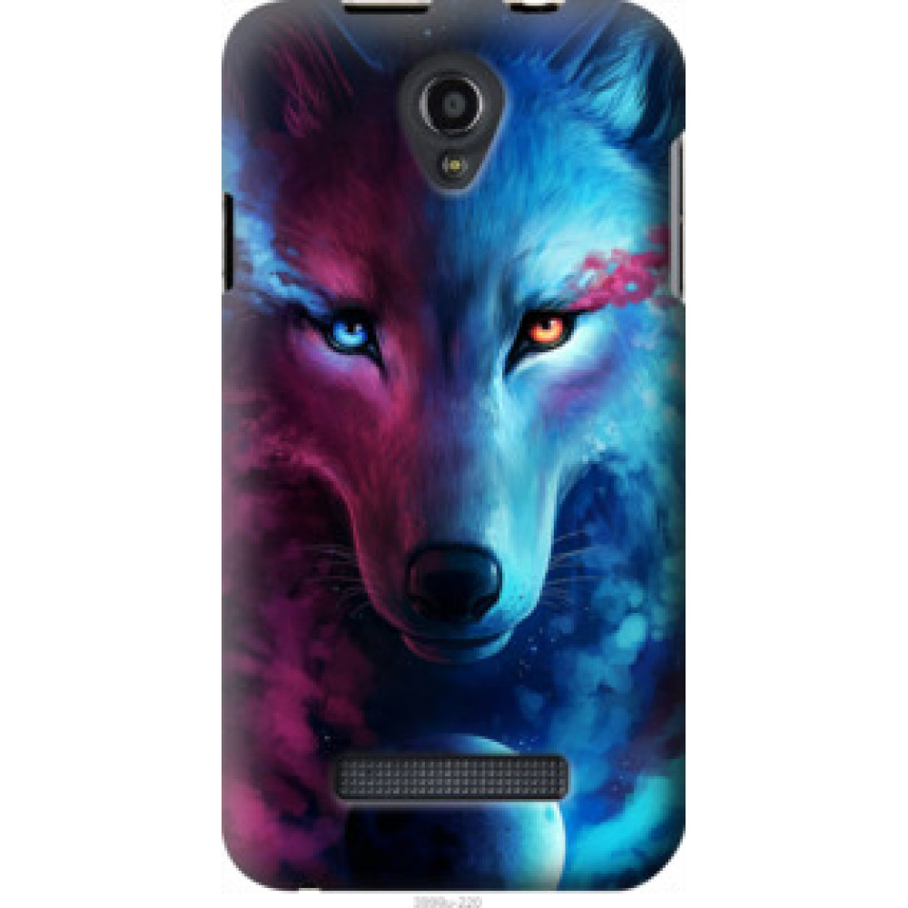 Чехол на Fly IQ4415 Арт-волк (3999u-220)