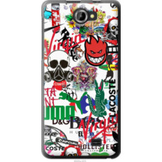 Чехол на Fly IQ456 Many different logos (4022u-223)