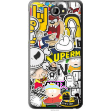 Чехол на Fly IQ456 Popular logos (4023u-223)