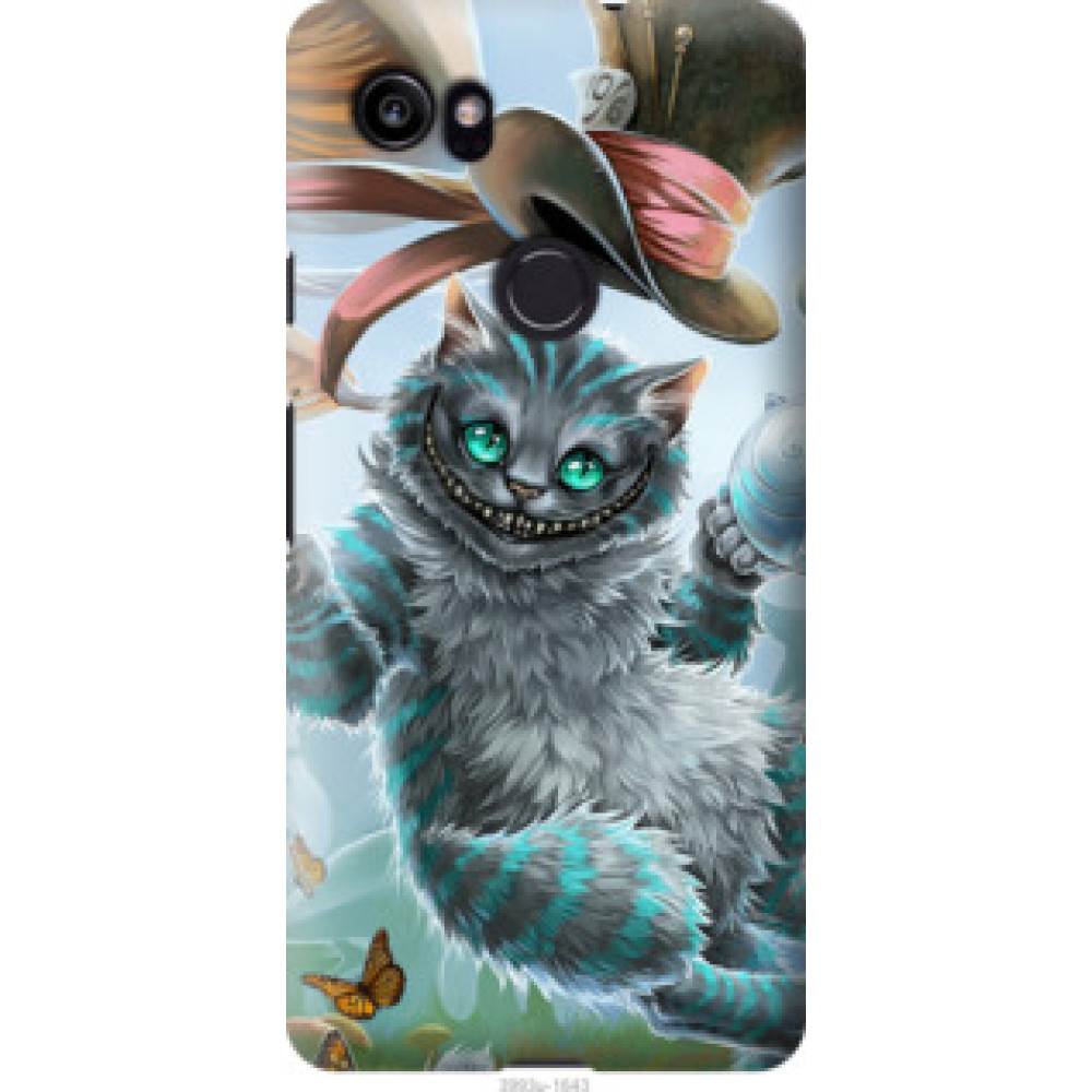 Чехол на Google PixeL 2 XL Чеширский кот 2 (3993u-1643)