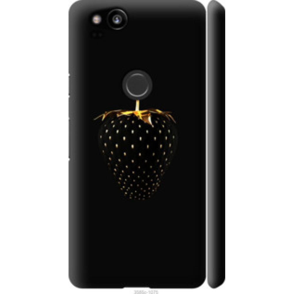 Чехол на Google Pixel 2 Черная клубника (3585c-1075)