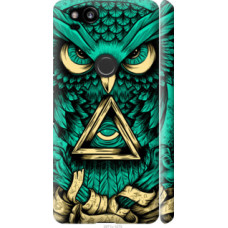 Чехол на Google Pixel 2 Сова Арт-тату (3971c-1075)