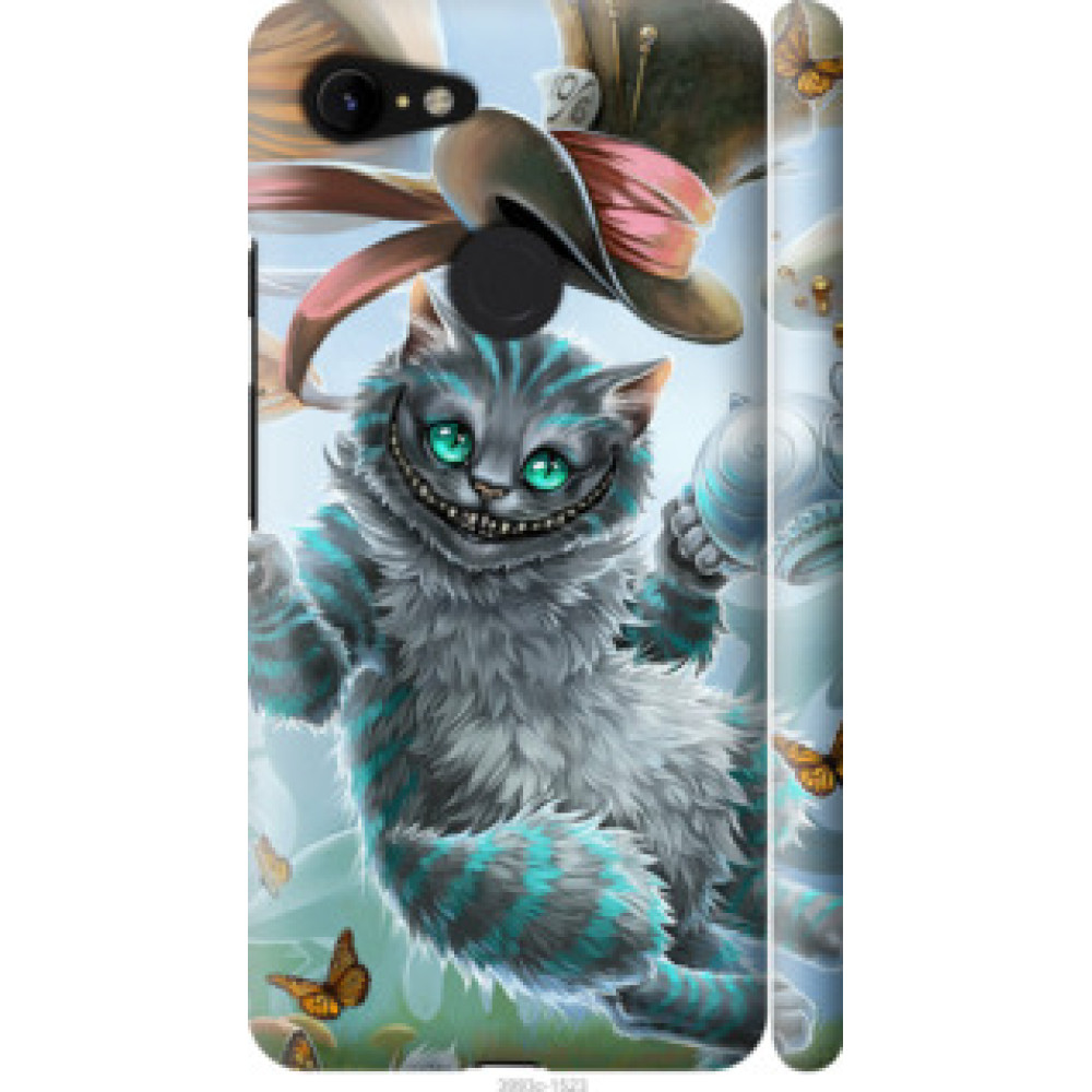 Чехол на Google Pixel 3 XL Чеширский кот 2 (3993c-1523)