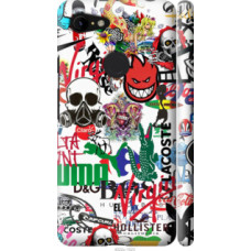 Чехол на Google Pixel 3 XL Many different logos (4022c-1523)