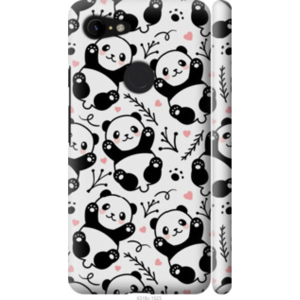 Чехол на Google Pixel 3 XL Панды (4318c-1523)