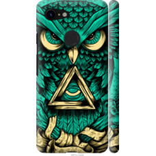 Чехол на Google Pixel 3 Сова Арт-тату (3971c-1528)