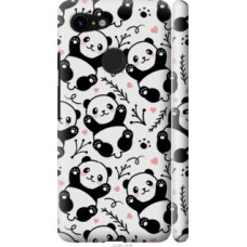 Чехол на Google Pixel 3 Панды (4318c-1528)