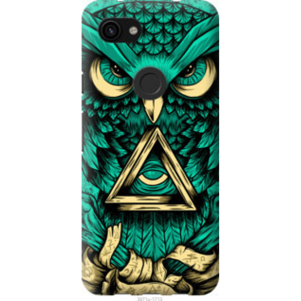 Чохол на Google Pixel 3a XL Сова Арт-тату (3971u-1713)