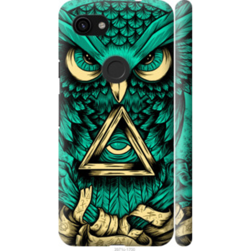 Чехол на Google Pixel 3a Сова Арт-тату (3971c-1700)