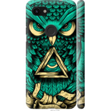 Чехол на Google Pixel 3a Сова Арт-тату (3971c-1700)
