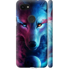 Чехол на Google Pixel 3a Арт-волк (3999c-1700)