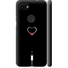 Чехол на Google Pixel 3a Подзарядка сердца (4274c-1700)