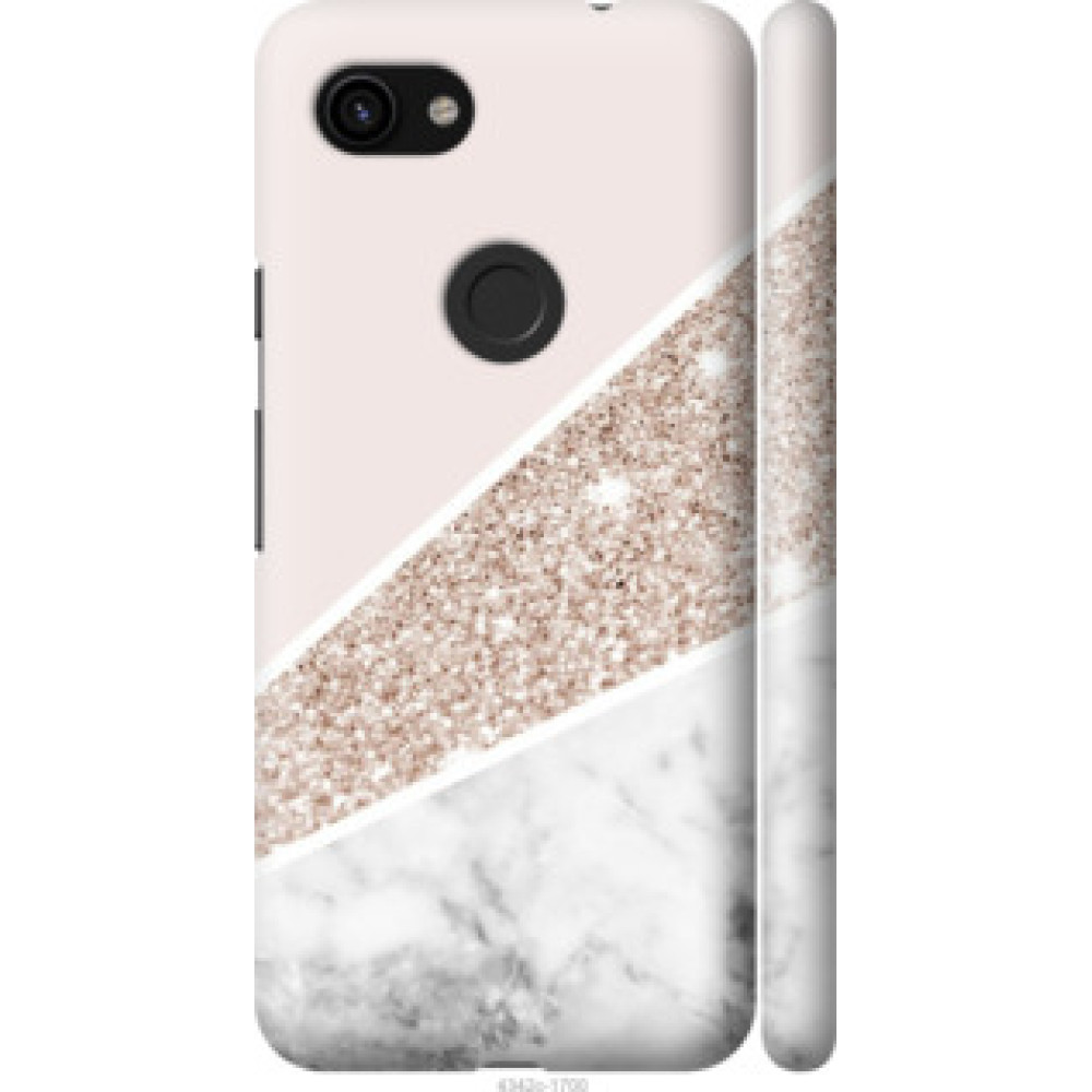 Чехол на Google Pixel 3a Пастельный мрамор (4342c-1700)