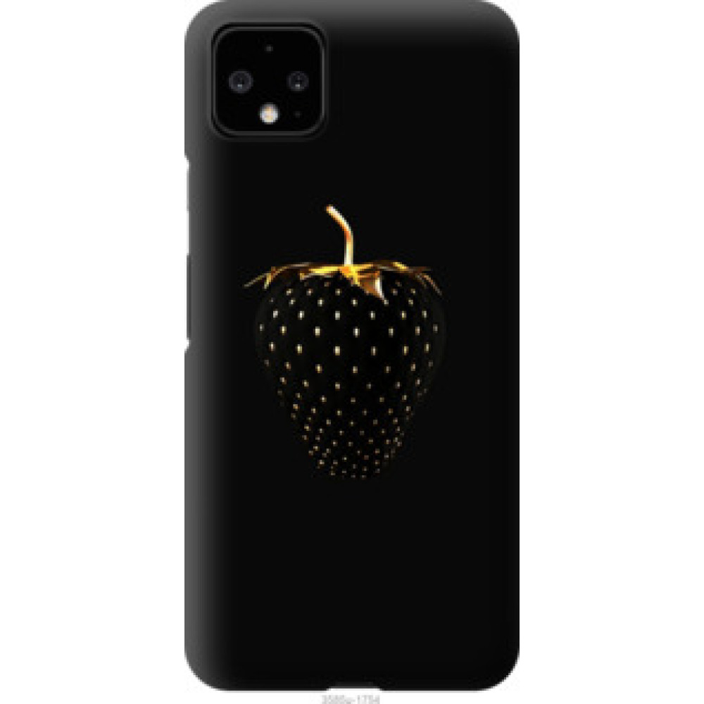 Чехол на Google Pixel 4 XL Черная клубника (3585u-1754)