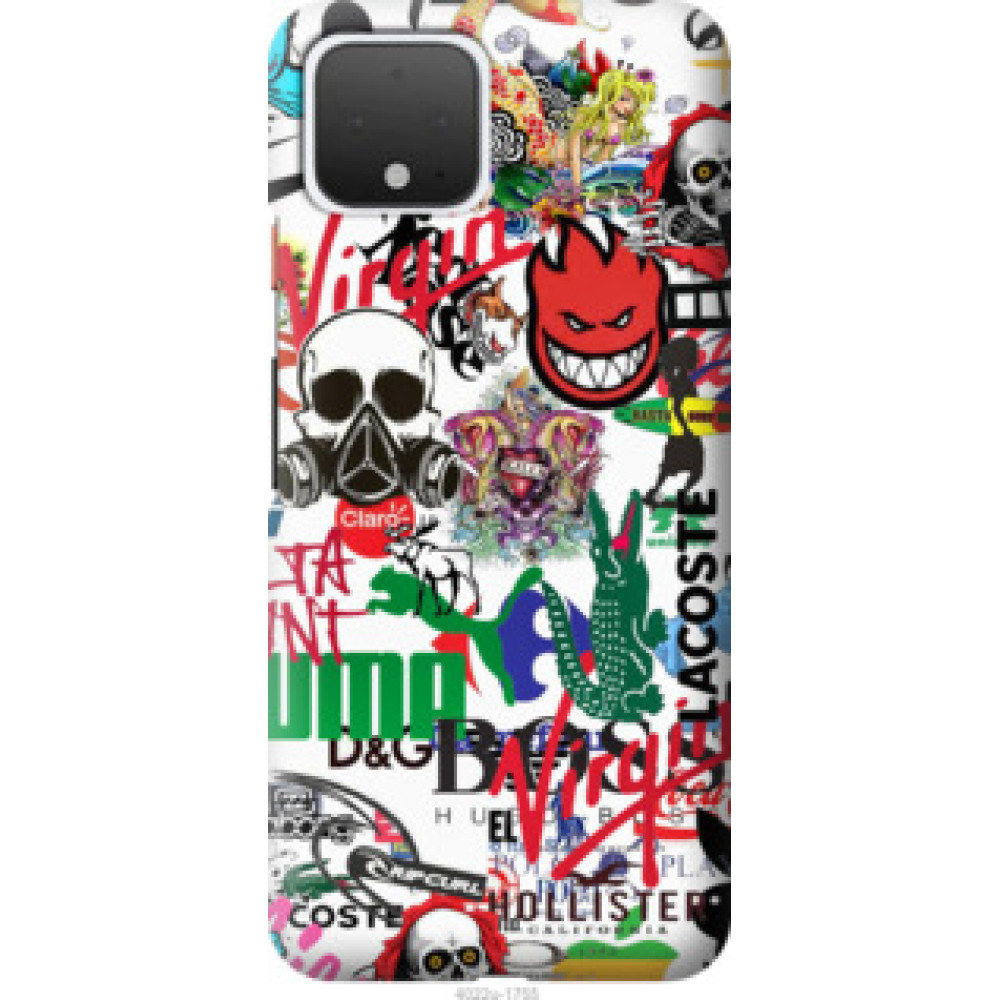 Чохол на Google Pixel 4 Many different logos (4022u-1755)