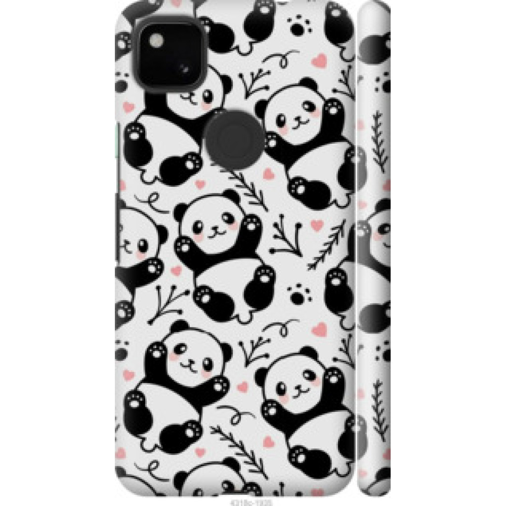 Чехол на Google Pixel 4A Панды (4318c-1935)