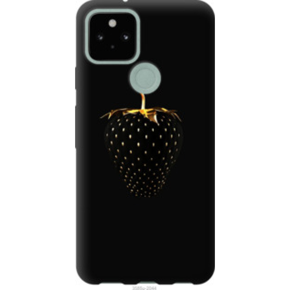 Чехол на Google Pixel 5 Черная клубника (3585u-2044)