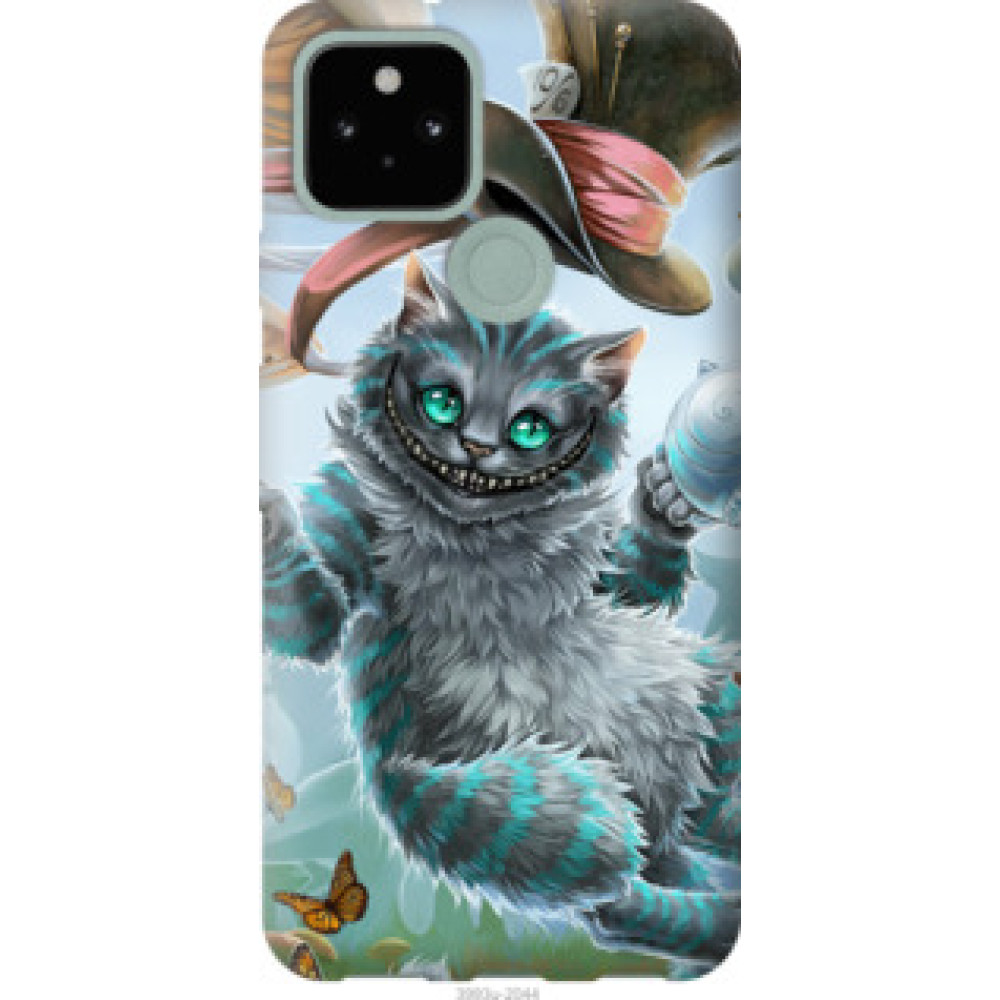Чехол на Google Pixel 5 Чеширский кот 2 (3993u-2044)
