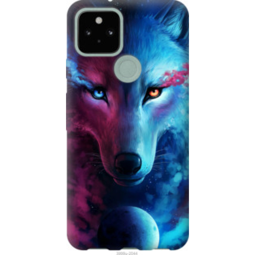 Чохол на Google Pixel 5 Арт-волк (3999u-2044)