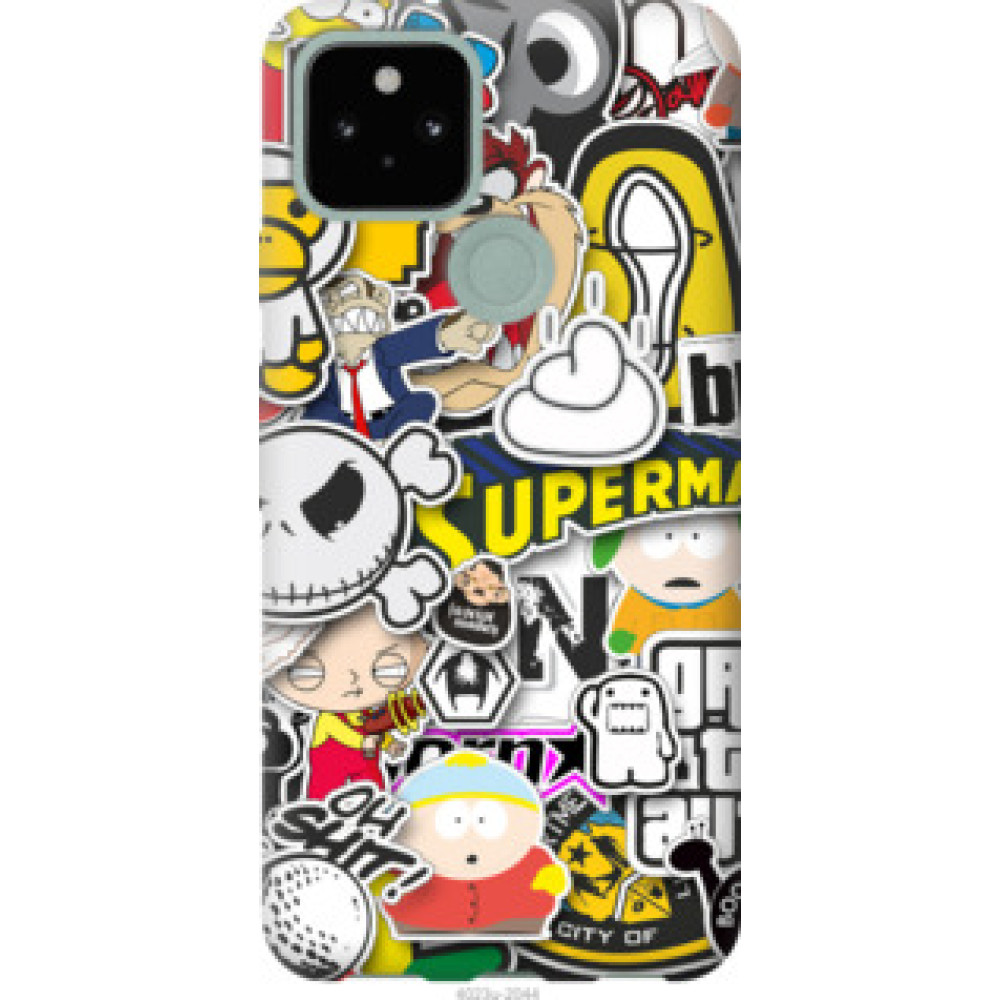 Чохол на Google Pixel 5 Popular logos (4023u-2044)