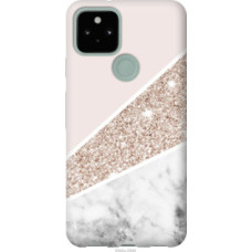 Чехол на Google Pixel 5 Пастельный мрамор (4342u-2044)