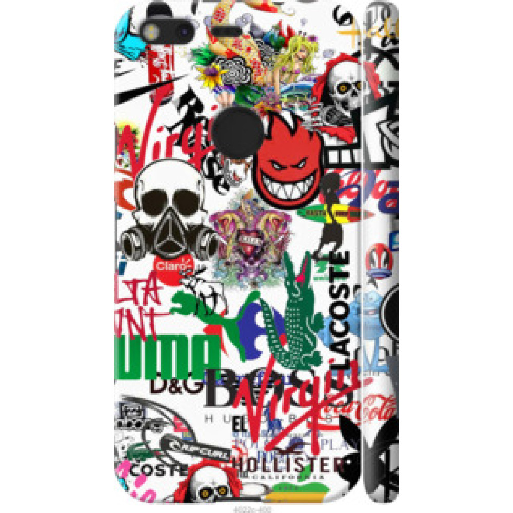 Чохол на Google Pixel Many different logos (4022c-400)