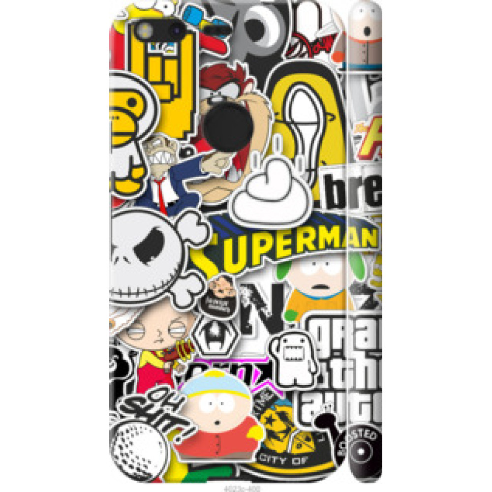 Чохол на Google Pixel Popular logos (4023c-400)