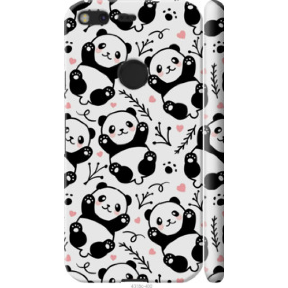 Чохол на Google Pixel Панды (4318c-400)