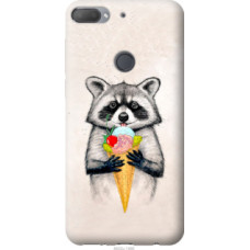 Чехол на HTC Desire 12 Plus Енотик с мороженым (4602u-1485)