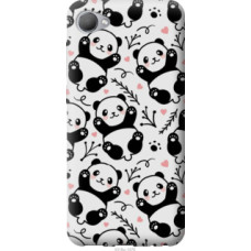 Чехол на HTC Desire 12 Панды (4318u-1476)