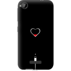 Чехол на HTC Desire 320 Подзарядка сердца (4274u-497)