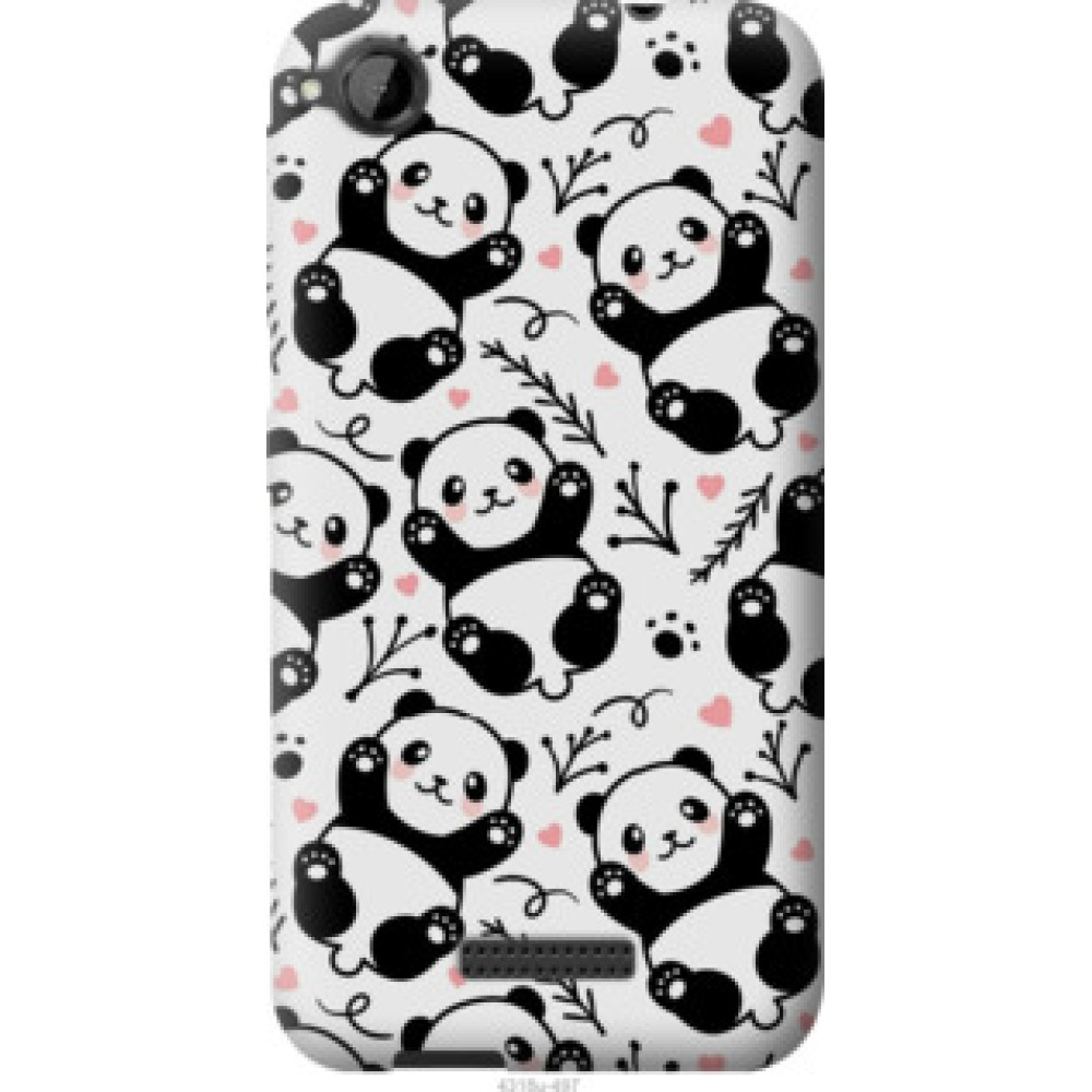 Чехол на HTC Desire 320 Панды (4318u-497)