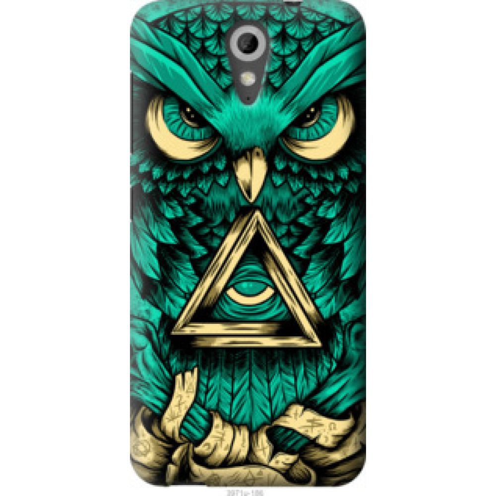 Чехол на HTC Desire 620 Сова Арт-тату (3971u-186)