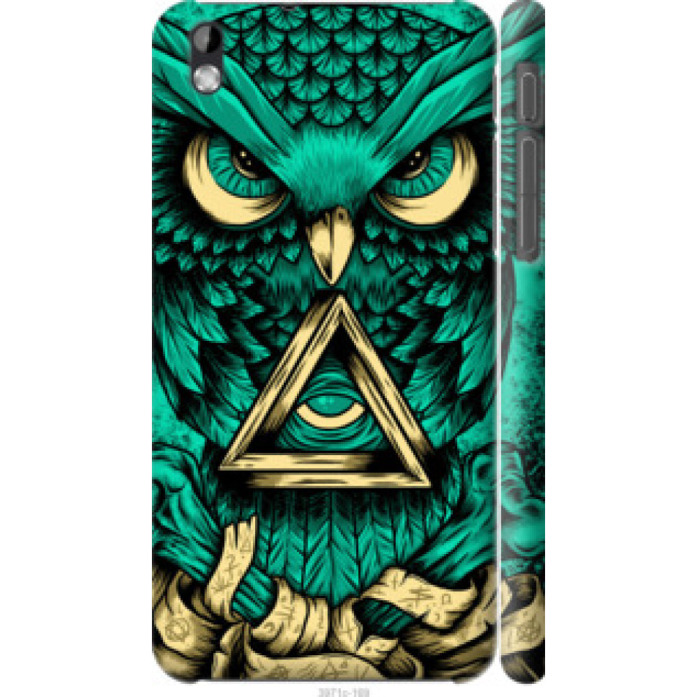 Чехол на HTC Desire 816 Сова Арт-тату (3971c-169)