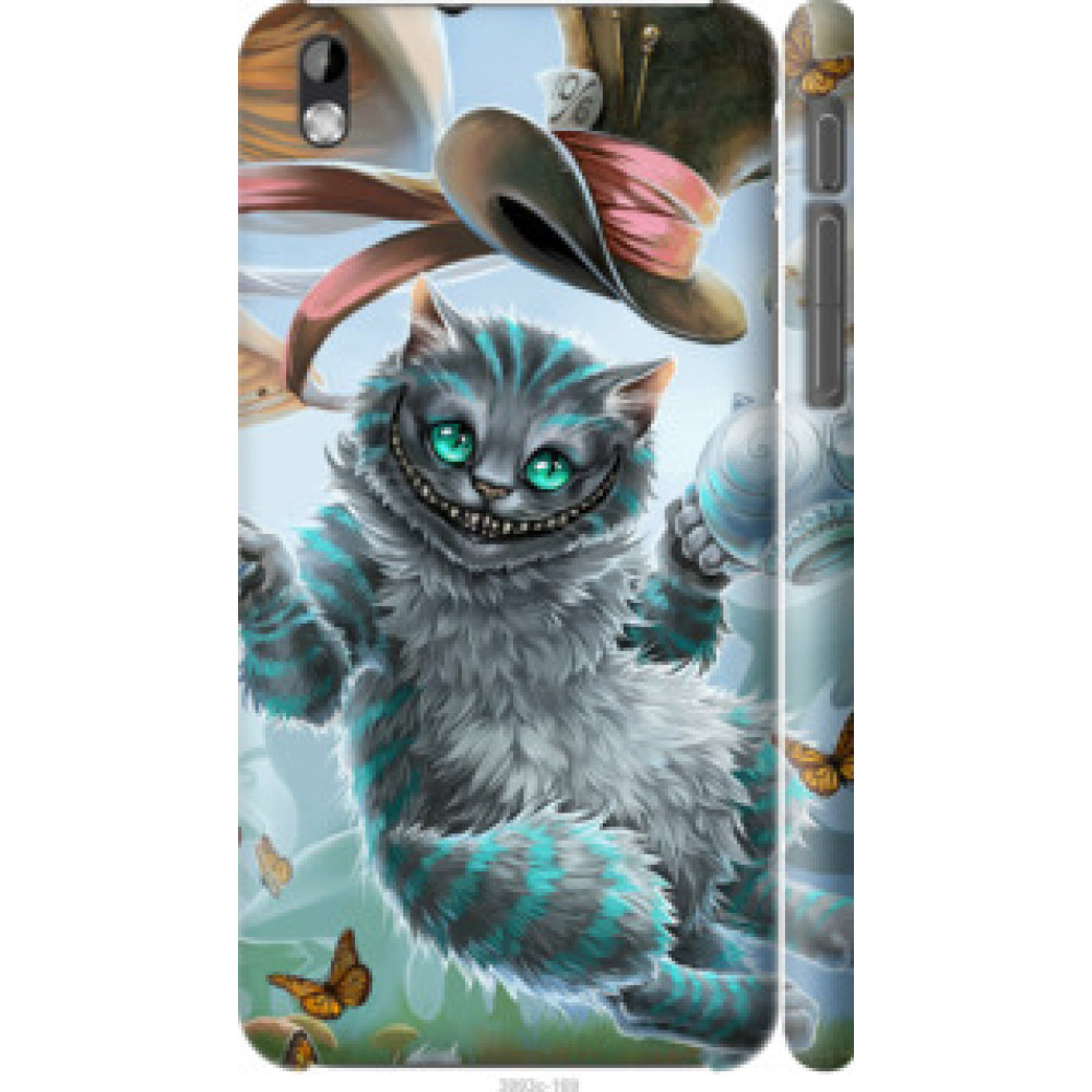 Чехол на HTC Desire 816 Чеширский кот 2 (3993c-169)