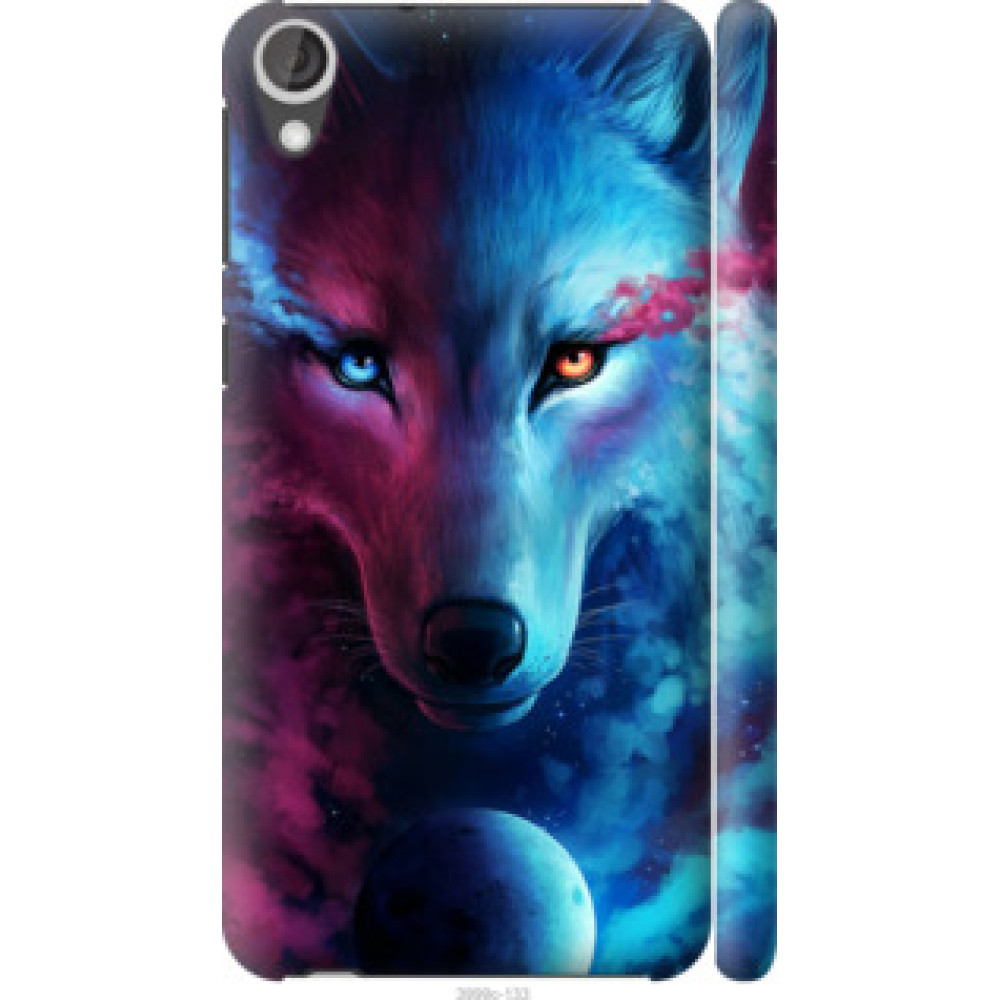 Чехол на HTC Desire 820 Арт-волк (3999c-133)