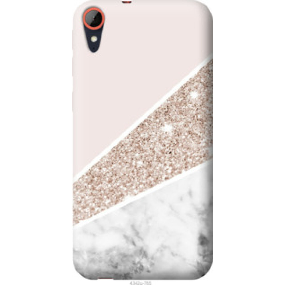 Чехол на HTC Desire 830 Пастельный мрамор (4342u-785)