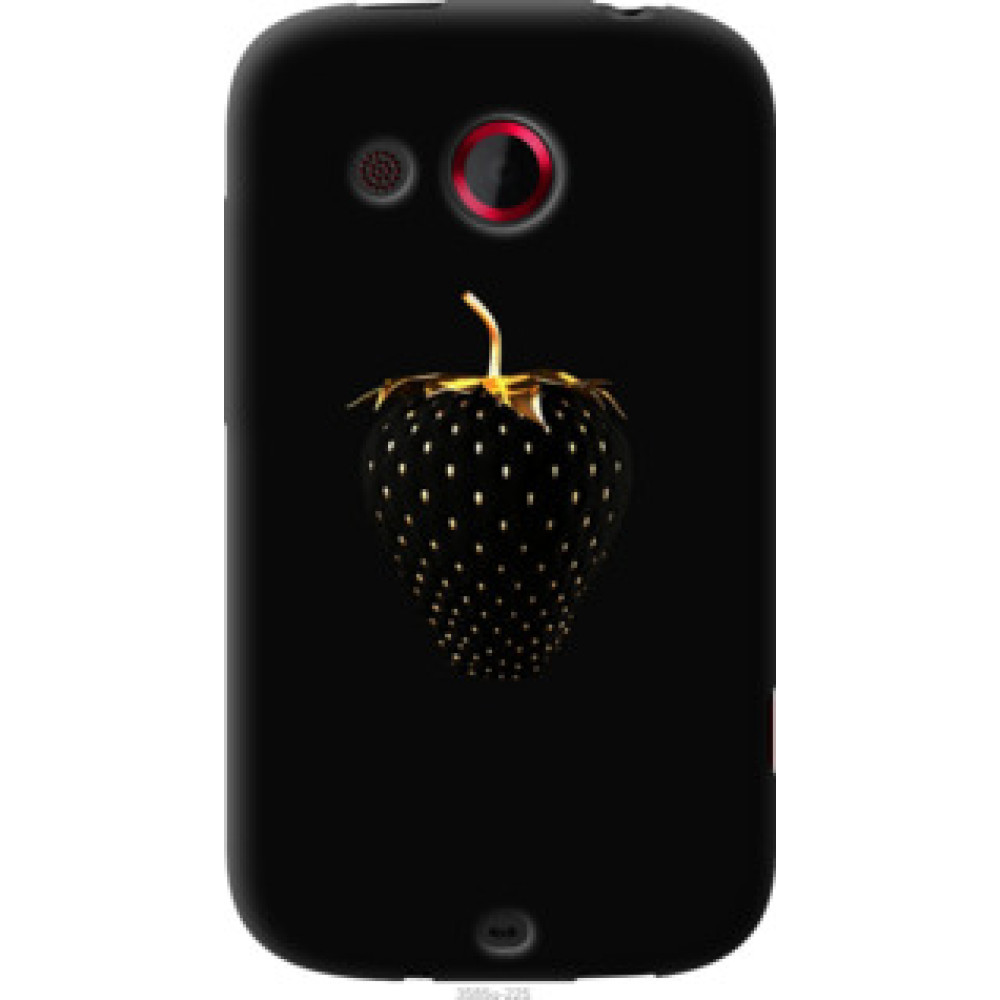 Чехол на HTC Desire C A320e Черная клубника (3585u-225)